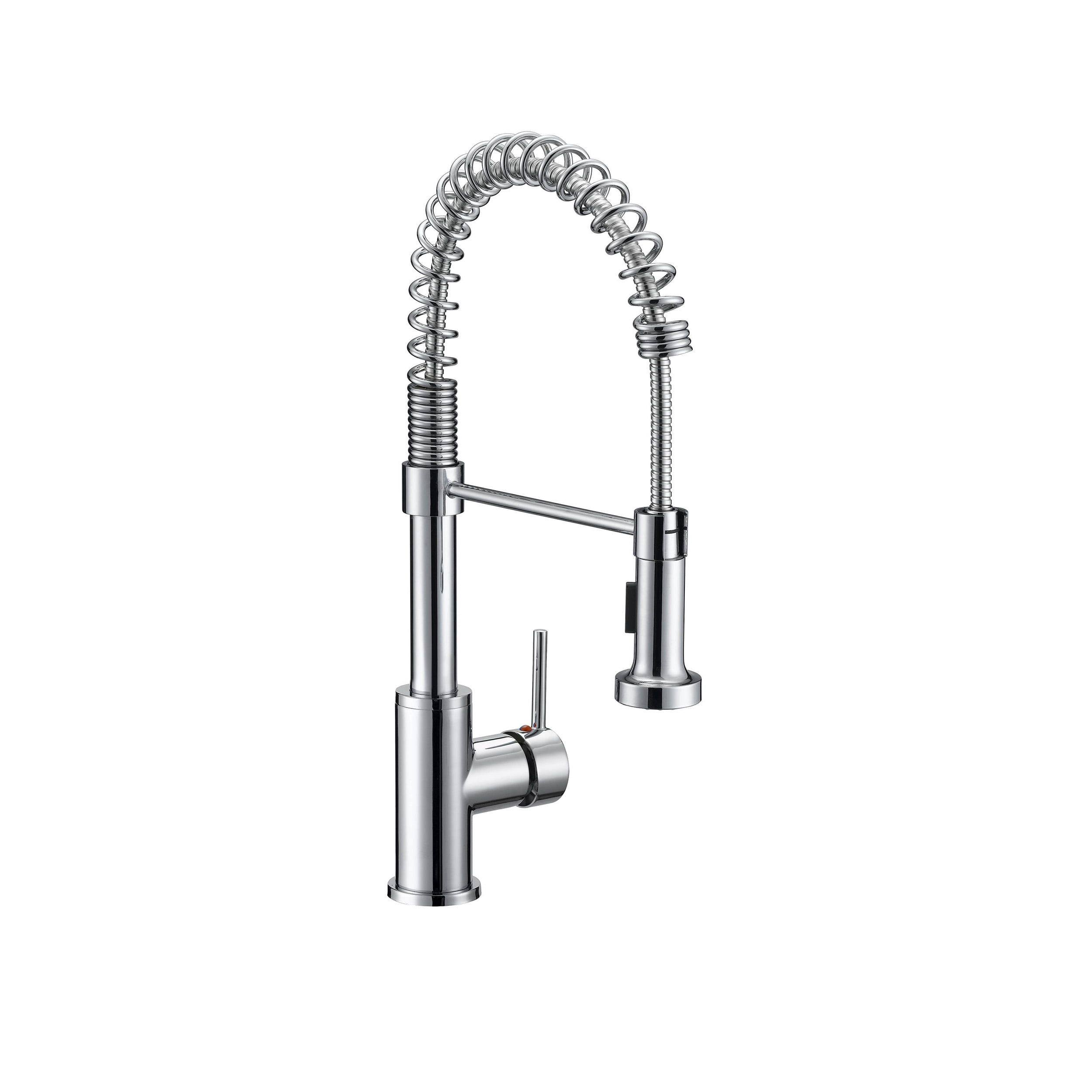 Arcadia Chrome Kitchen Faucet with Pull-out Spray