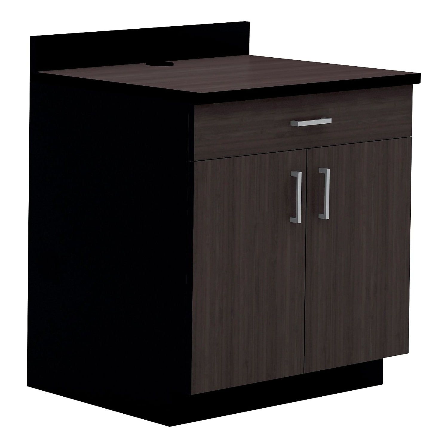 Asian Night Black Adjustable Shelving Office Cabinet