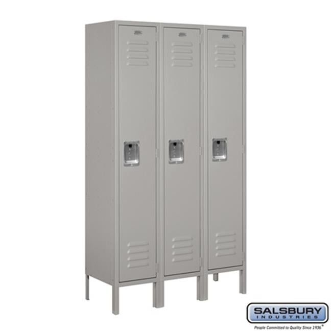 Gray 36-Inch Wide 5-Feet High Metal Locker