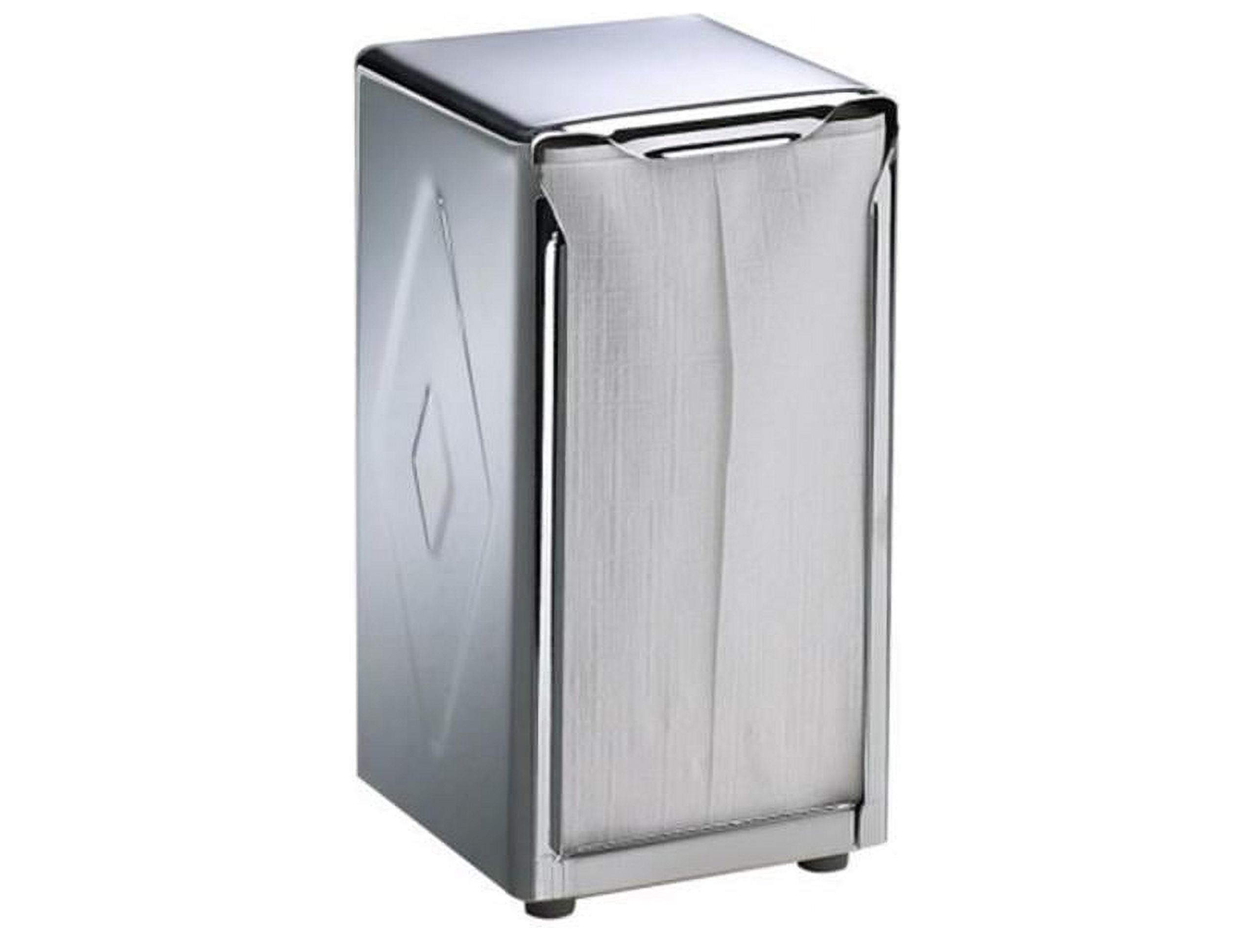 Stainless Steel Tabletop Tall Fold Napkin Dispenser