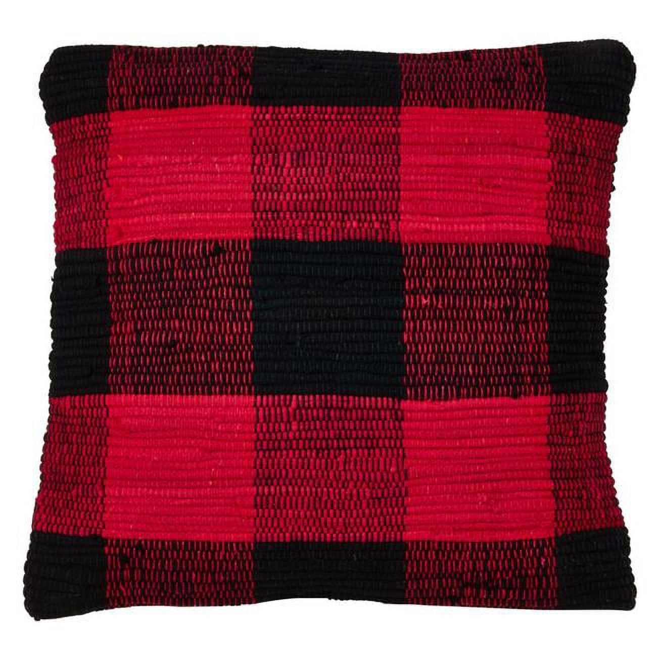 Buffalo Plaid Cotton Euro Throw Pillow Cover