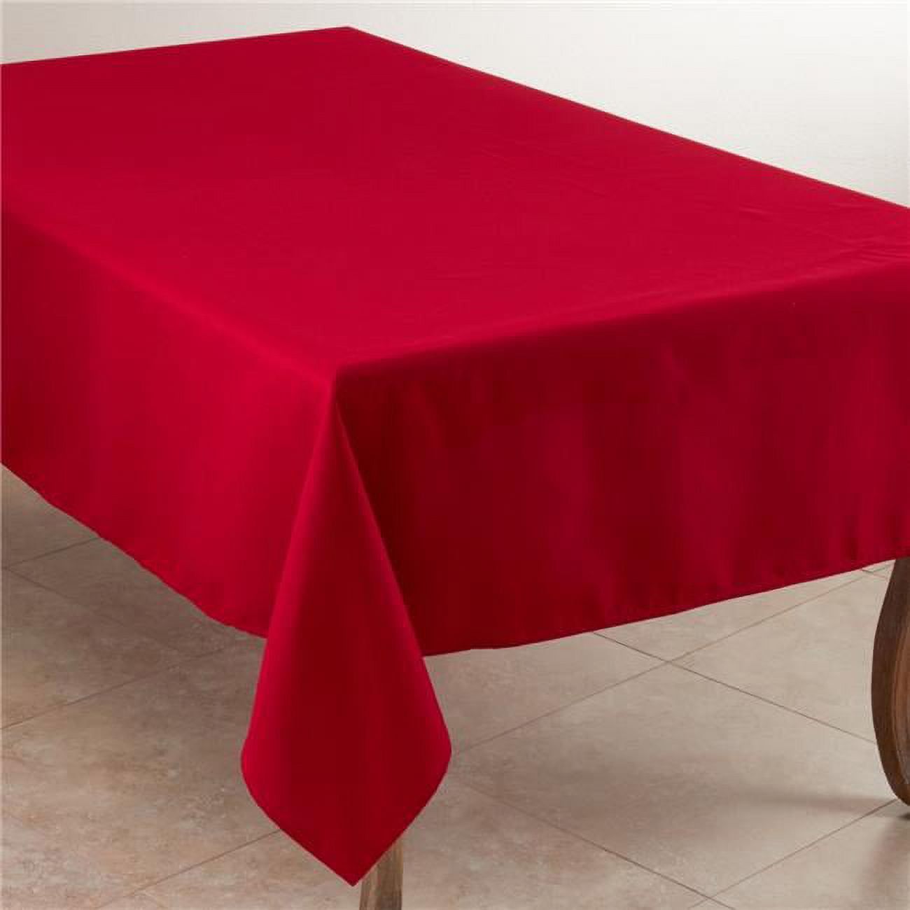 Red Fabric Everyday Tablecloth, 19.5 x 16 inches