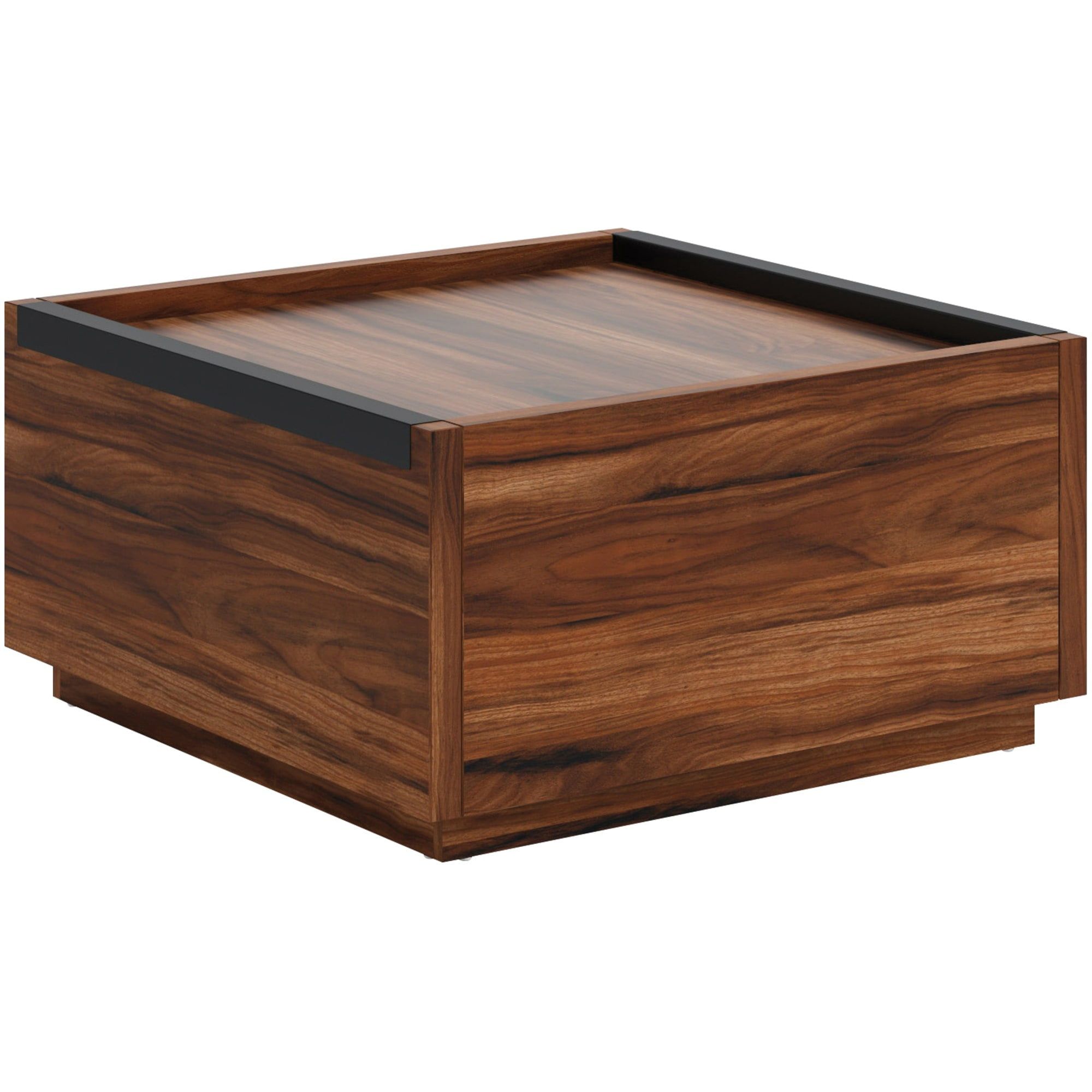 Manhattan Gate Blaze Acacia Modern Square Coffee Table with Storage