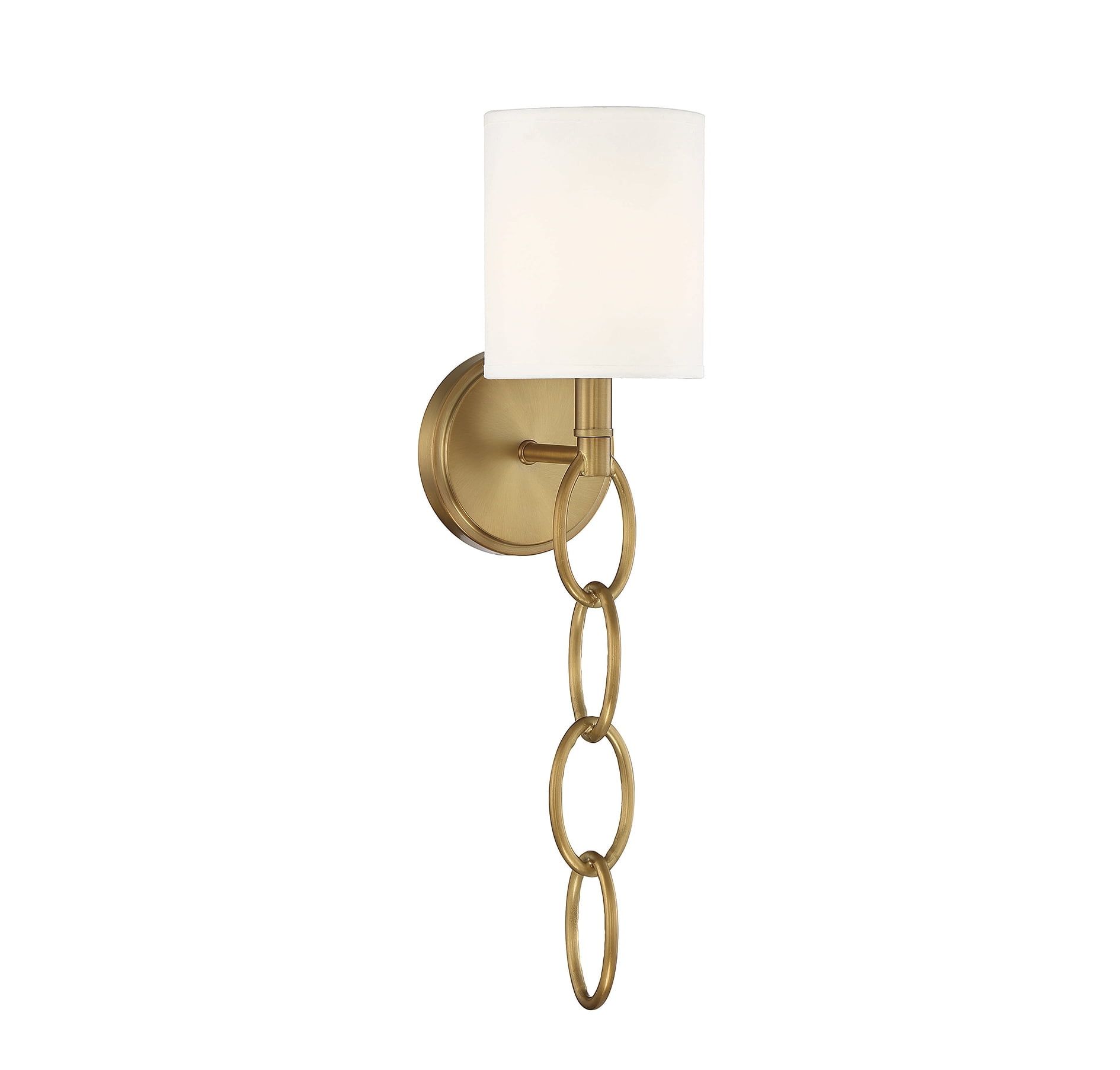 Joffree Warm Brass Dimmable 1-Light Wall Sconce