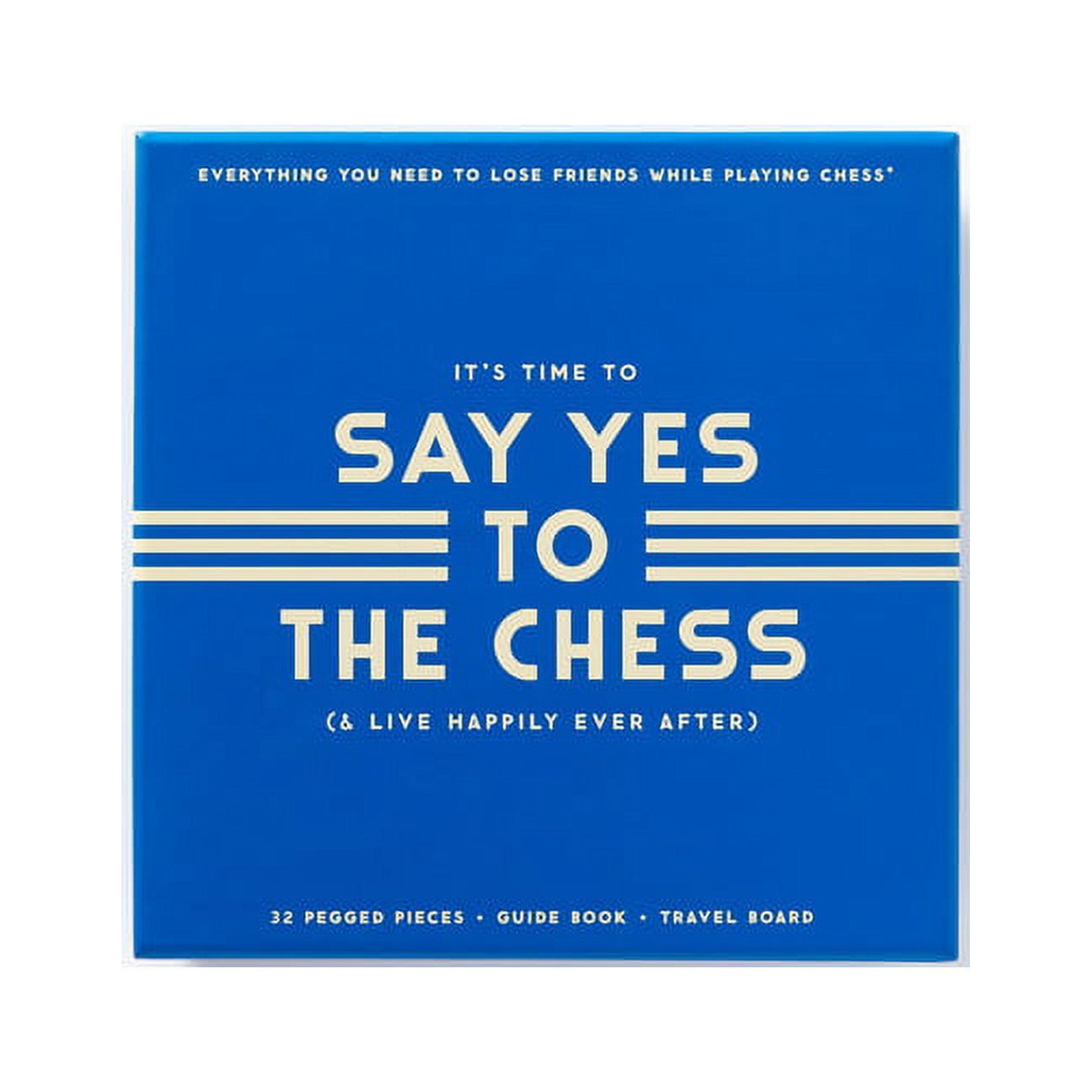 Say Yes to the Chess Pegged Travel Set with Guidebook