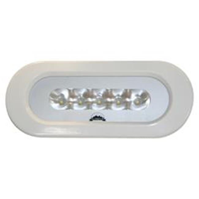 Scandvik Cool White LED Flush Mount Spreader Ceiling Light