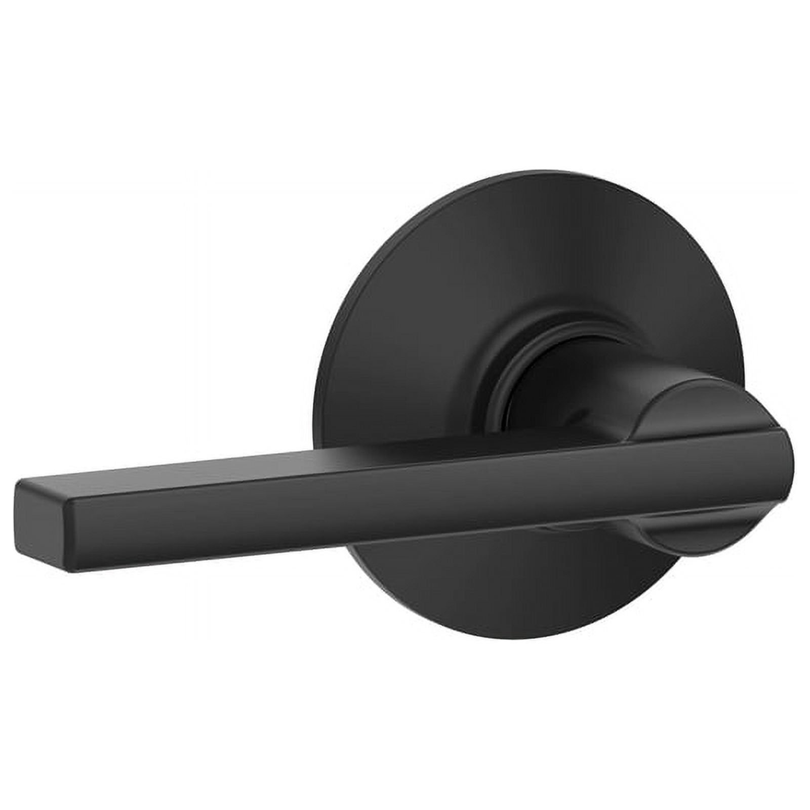 Matte Black Latitude Passage Door Lever