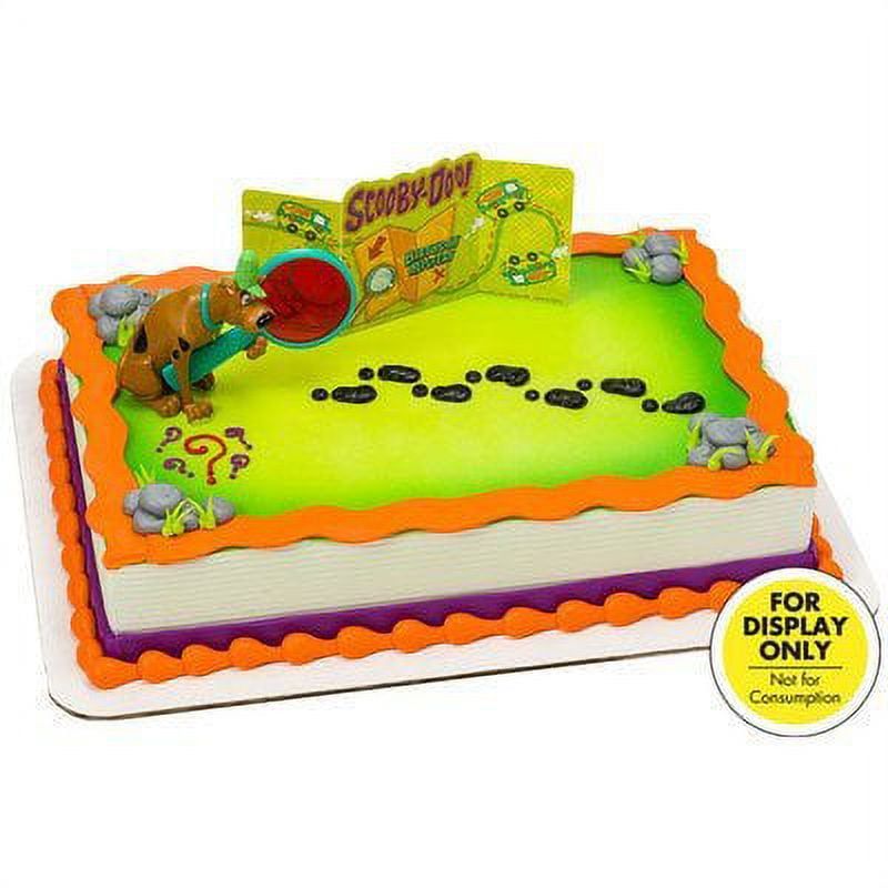 Scooby-Doo Mystery Revealed Cake Topper Set with Map and Decoder