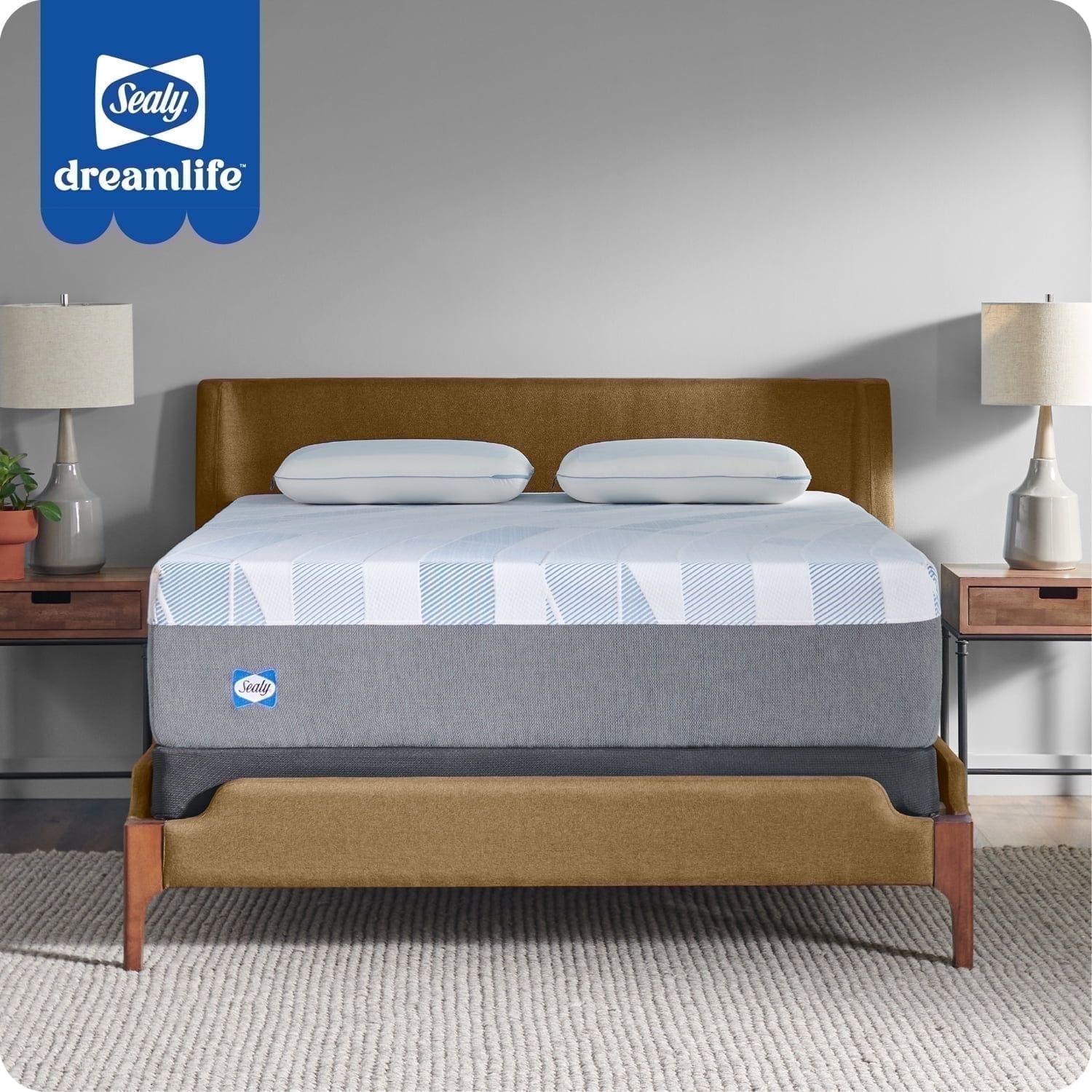 Sealy Dreamlife 14" King Gel Memory Foam Mattress with Adjustable Bed