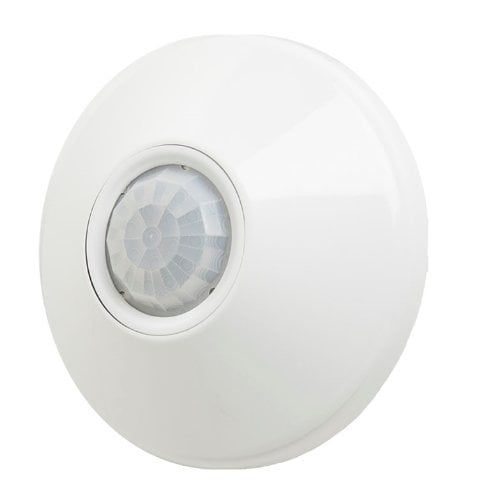 White Dual Technology Ceiling Mount Occupancy Sensor