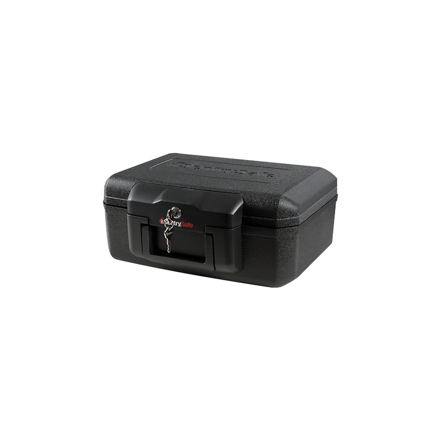 Black Fireproof Key Lock Chest Safe with Handle