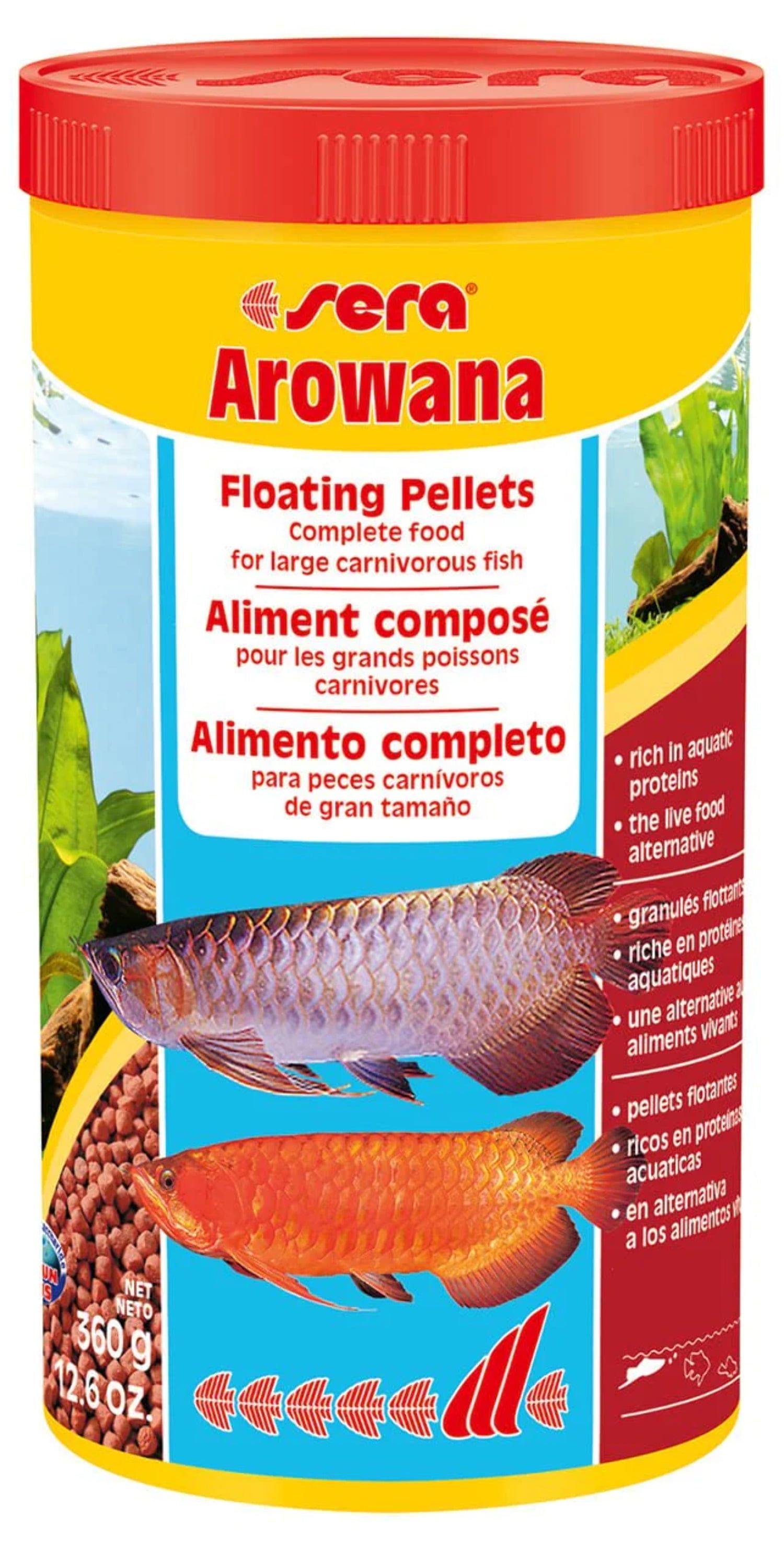 Sera Arowana Floating Pellets for Large Carnivorous Fish