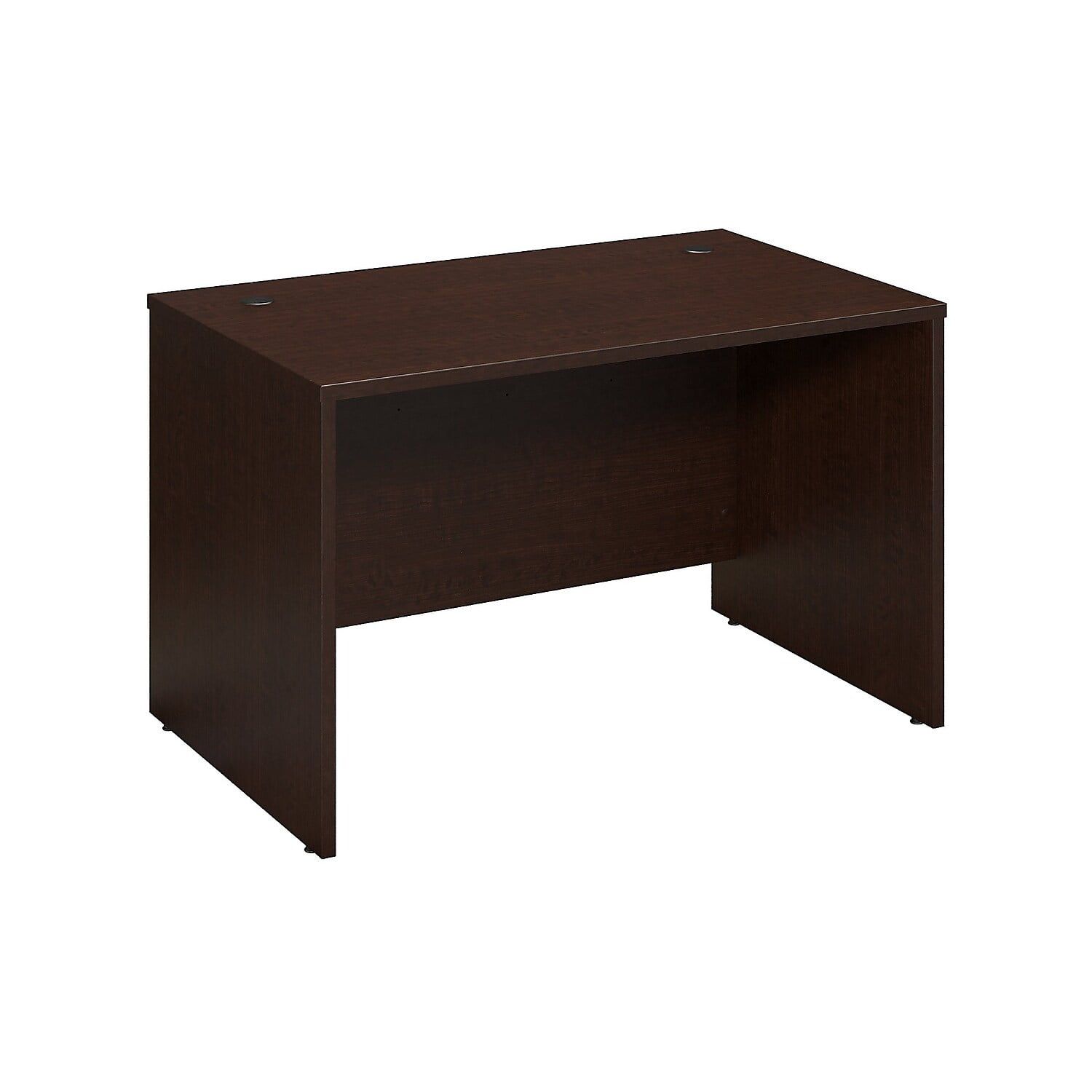 Mocha Cherry Corner Desk with Drawer and Filing Cabinet