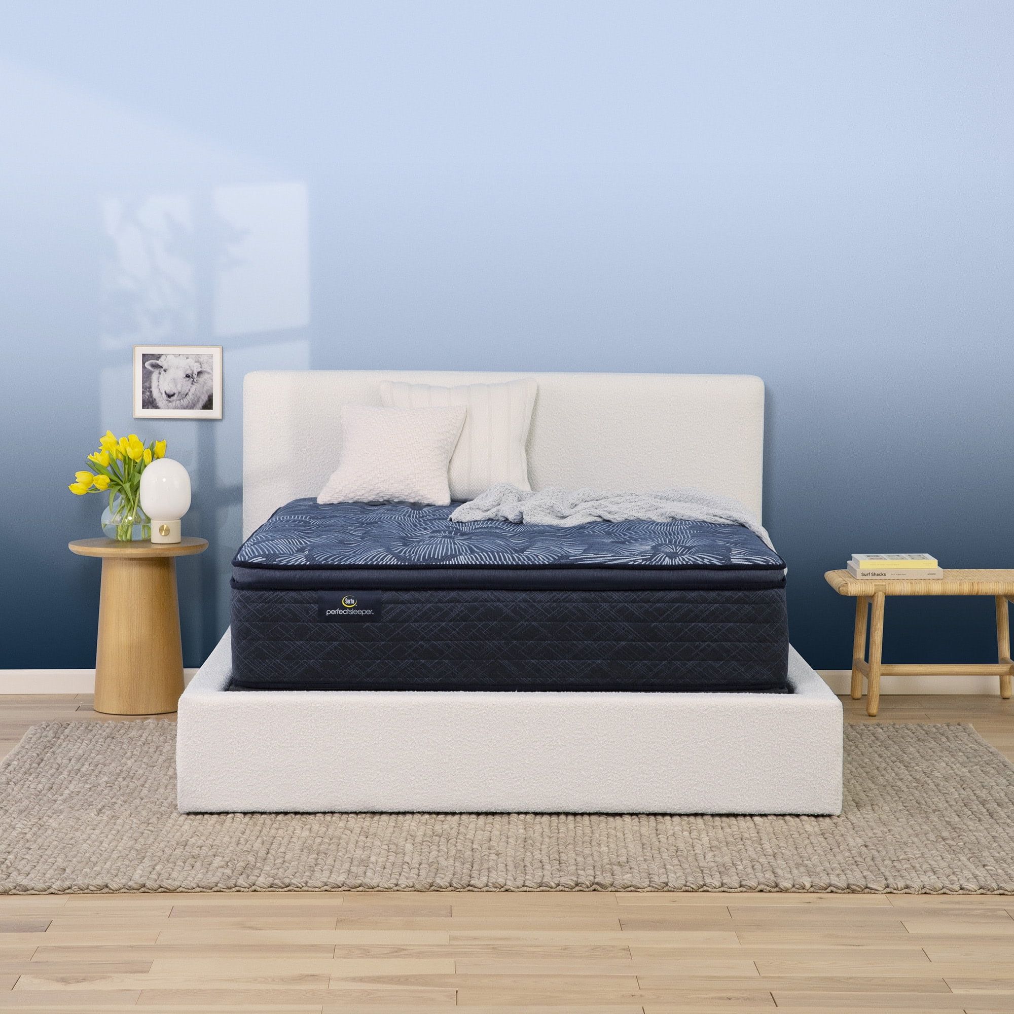 Twin Medium Pillowtop Innerspring Mattress with Gel Memory Foam