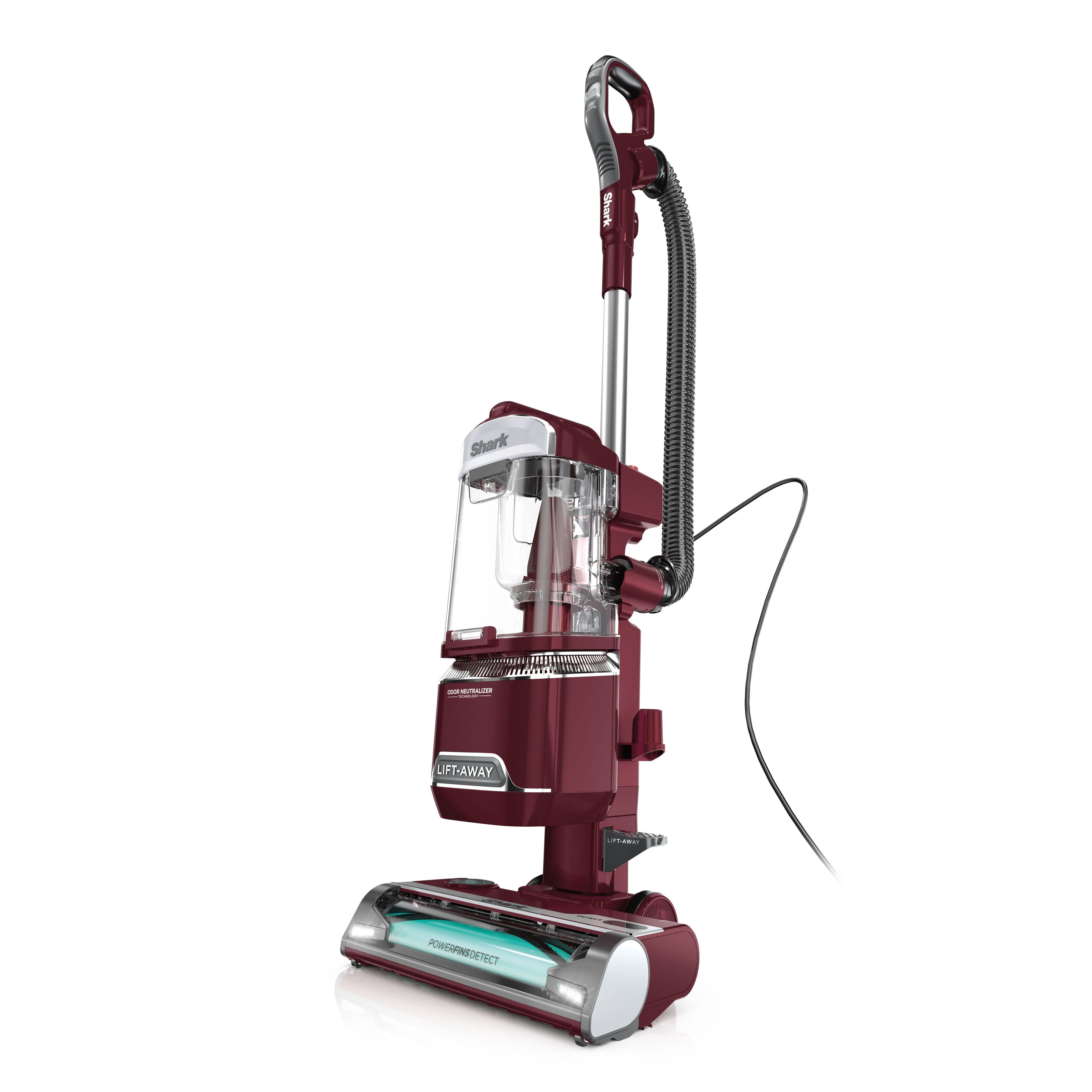 Shark Red Corded Upright Vacuum with HEPA Filter and LED Lights