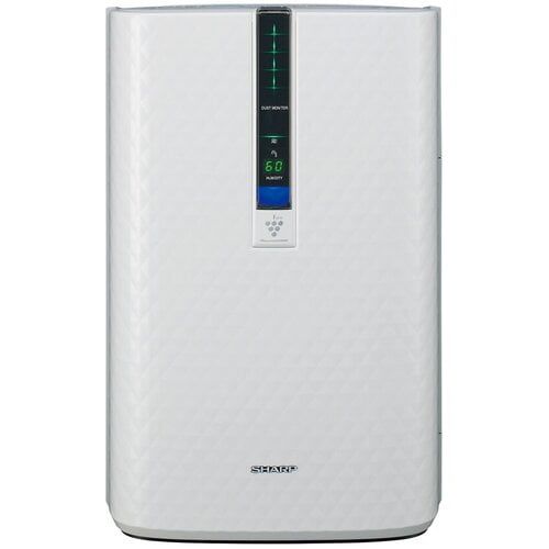 White Mobile Air Purifier with Humidifying Function and True HEPA Filter