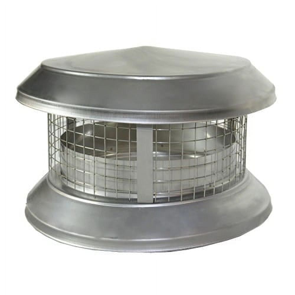 8-Inch Stainless Steel Deluxe Chimney Cap with Spark Arrestor