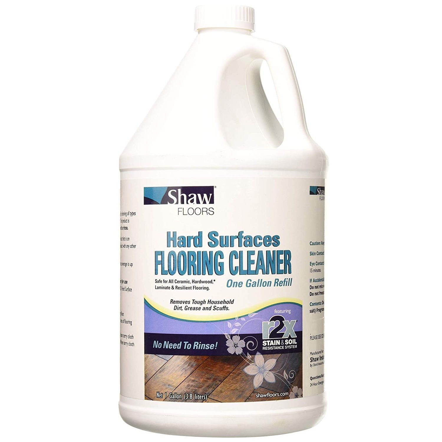 Shaw R2X Hard Surface Flooring Cleaner Refill, 128 Fl Oz