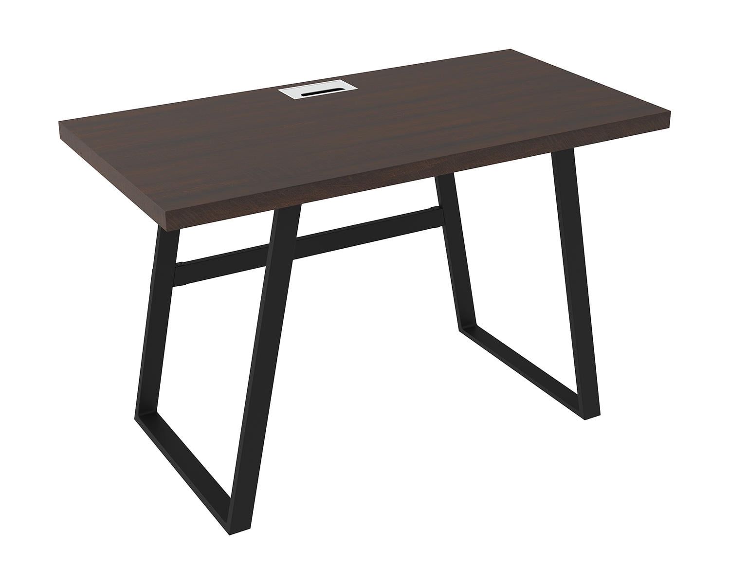 Camiburg 47" Brown and Black Wood Home Office Desk