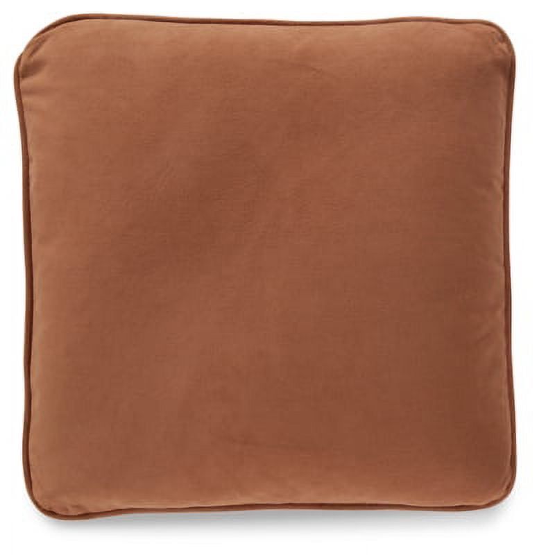 Spice Velvet 20" Square Nursery Pillow