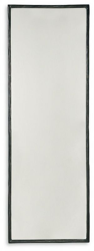 Black Contemporary Full Length Rectangular Floor Mirror