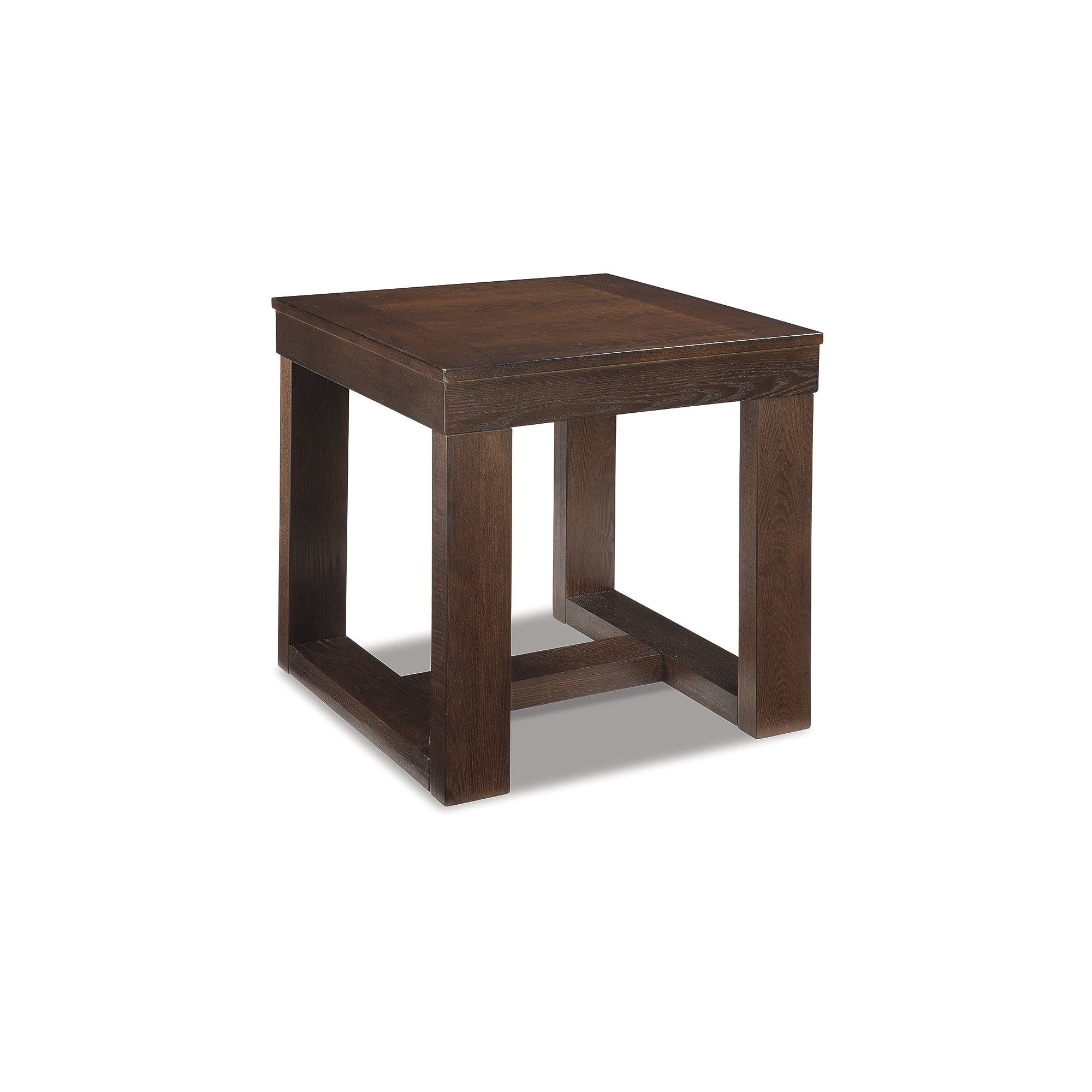 Watson Dark Brown Square Wood End Table