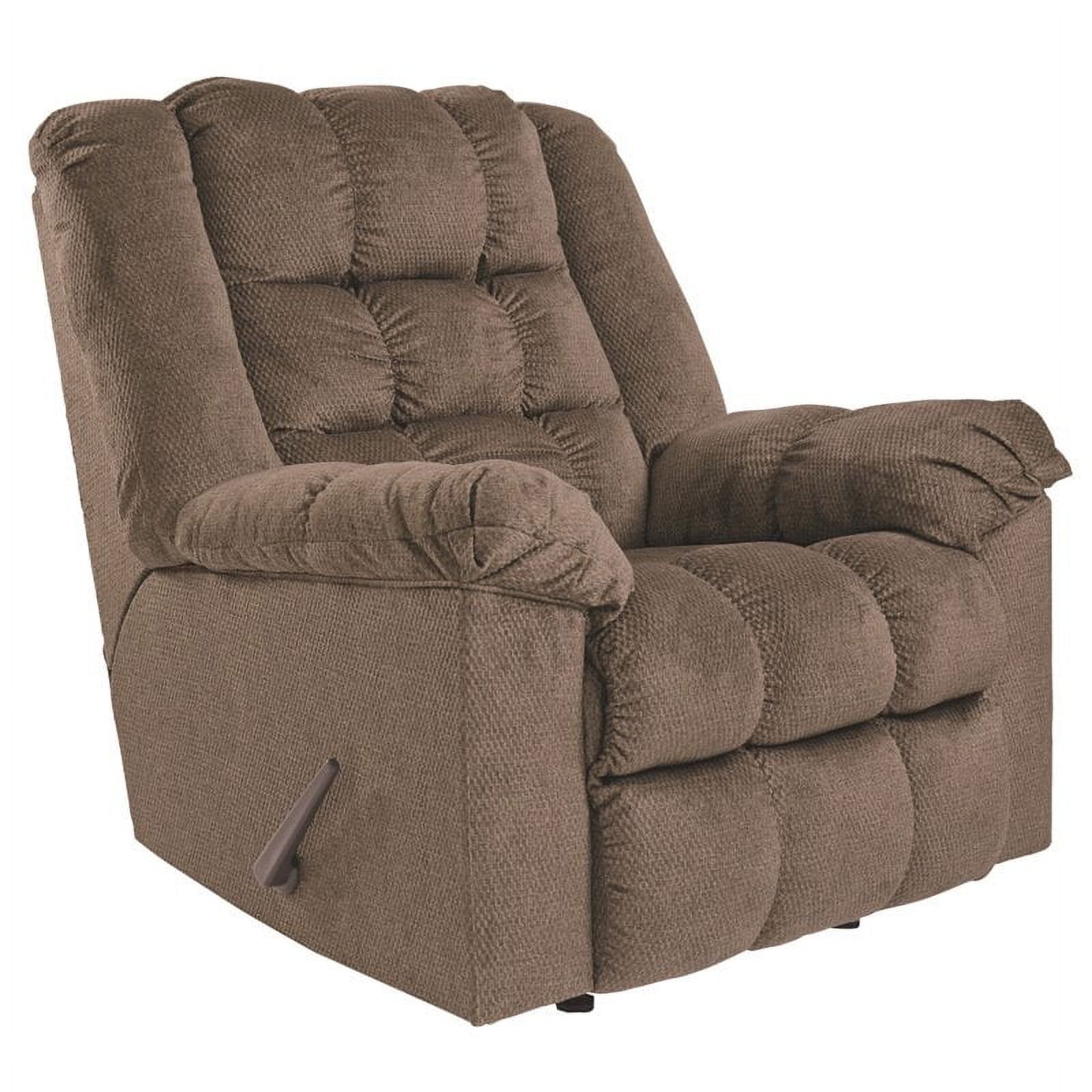 Autumn Brown 40" Microfiber Massage Recliner with Heat