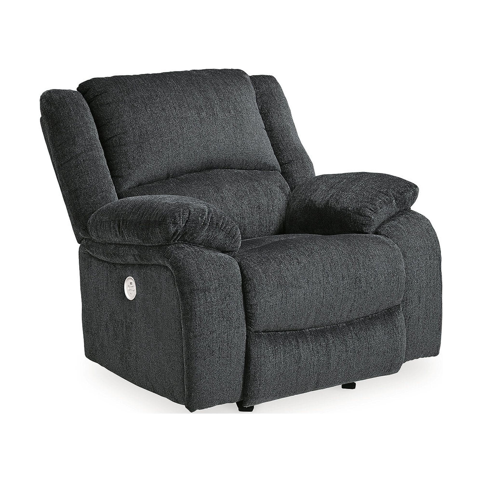 Contemporary Gray Chenille 39" Rocker Recliner