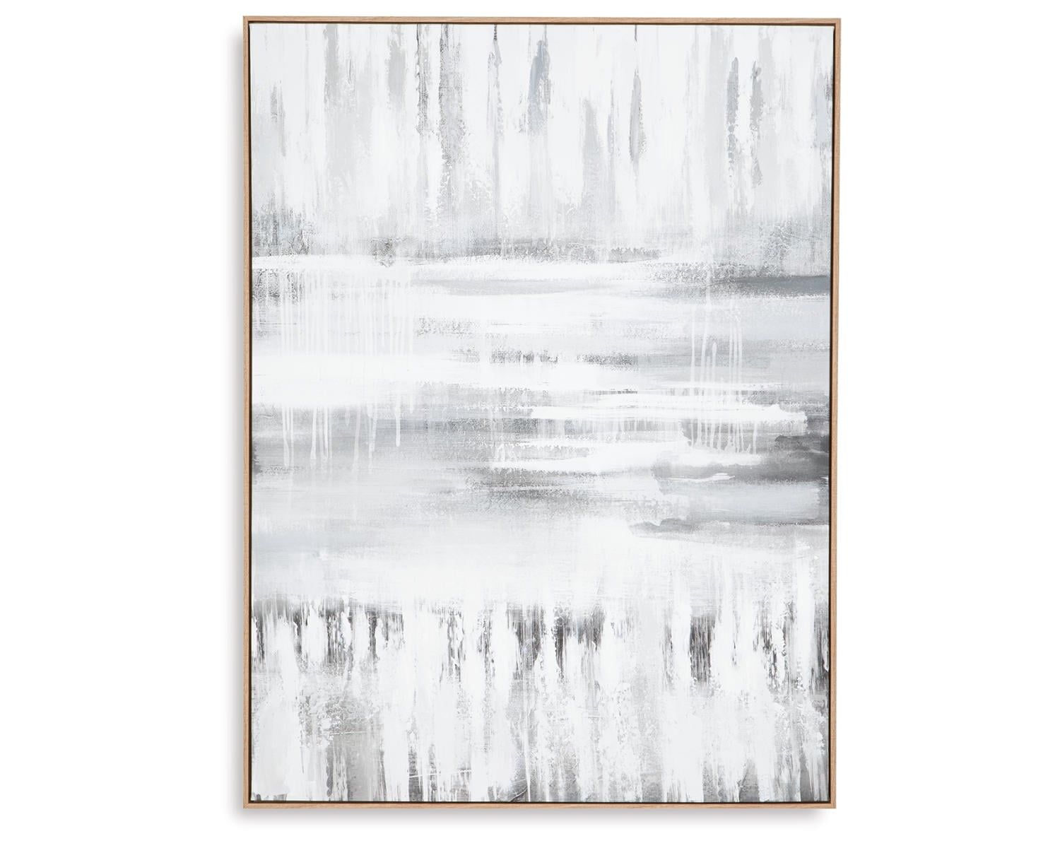 Estonbrook Gray and White Abstract Wall Art