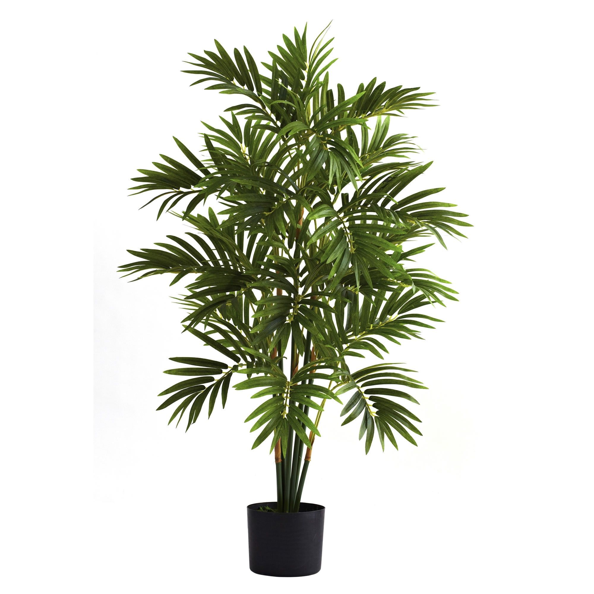 40" Silk Areca Palm Outdoor Floor Plant