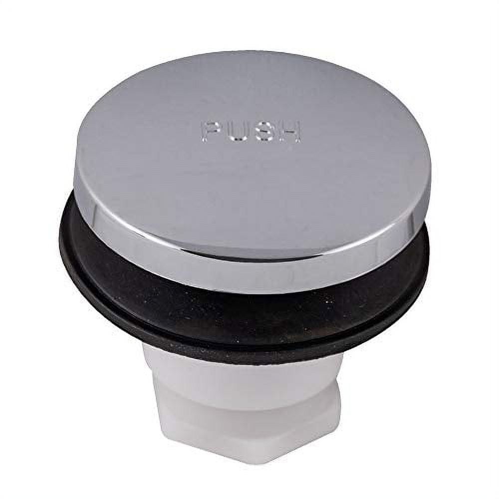 Chrome Plated ABS Tip-Toe Bathtub Drain Stopper with Rubber Seal