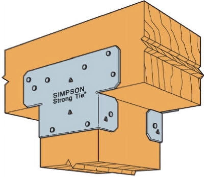 Simpson Strong-Tie 6x6 Zinc Galvanized 18 Gauge Post Cap