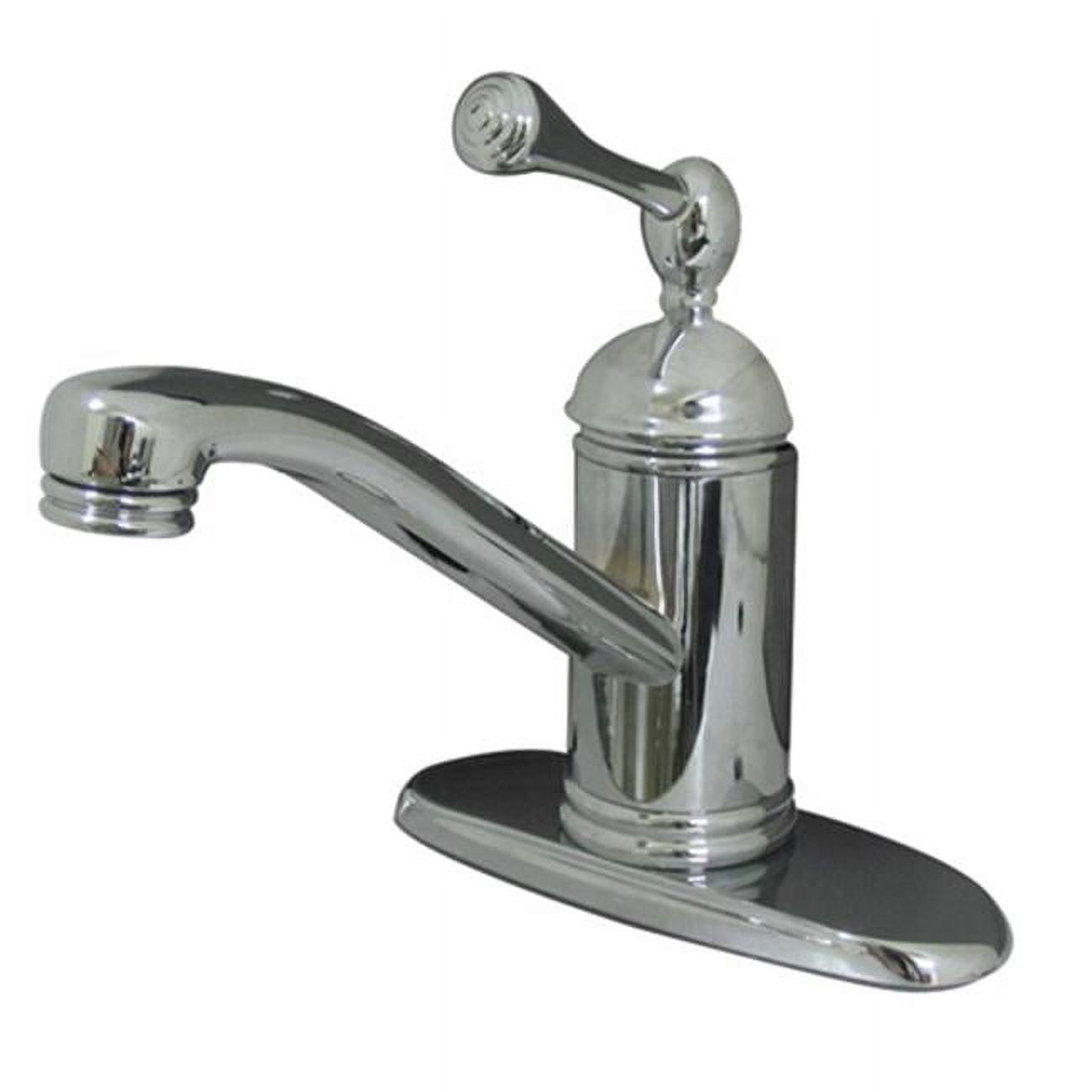 Polished Chrome Single Handle High Arc Bathroom Faucet