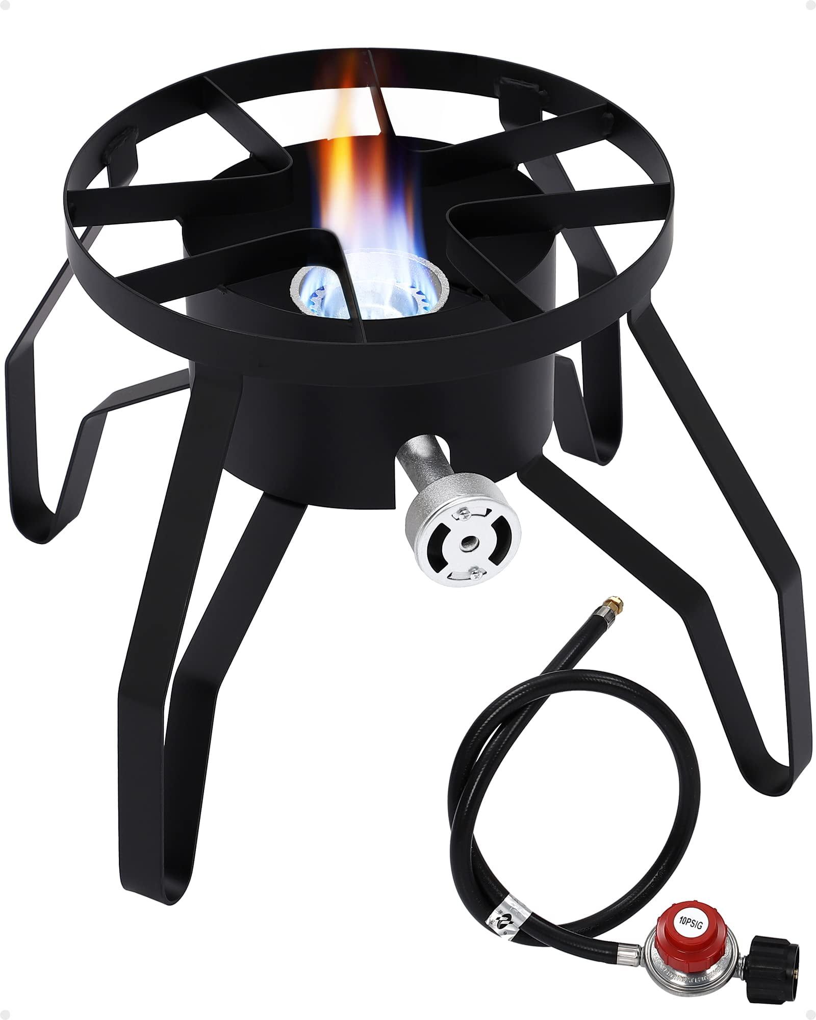 Large Black Propane Single Burner Outdoor Stove