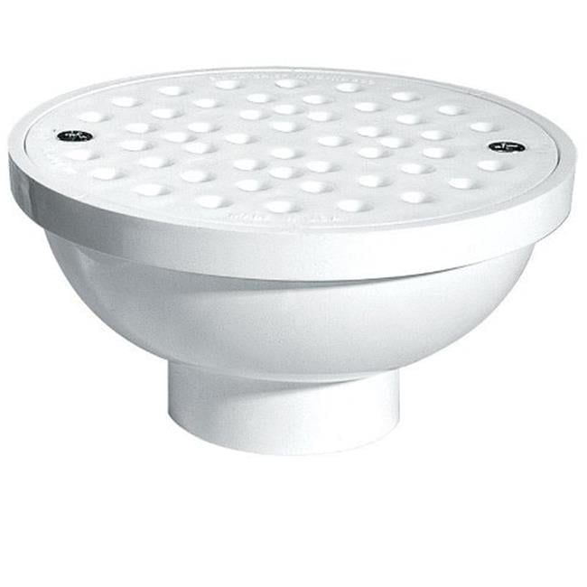 Sioux Chief 2 in. White PVC Floor Drain