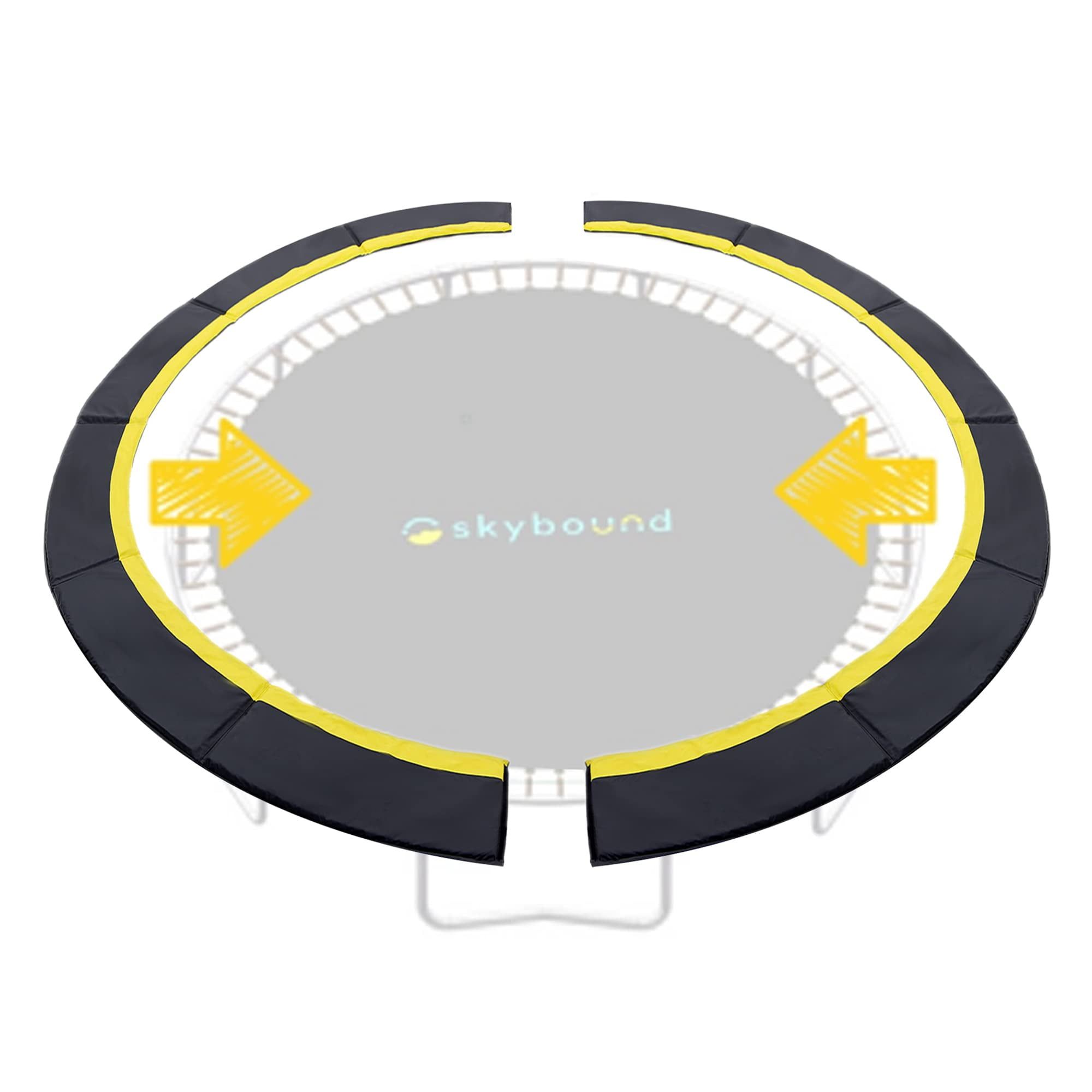 SkyBound Black and Yellow 12' Trampoline Safety Pad