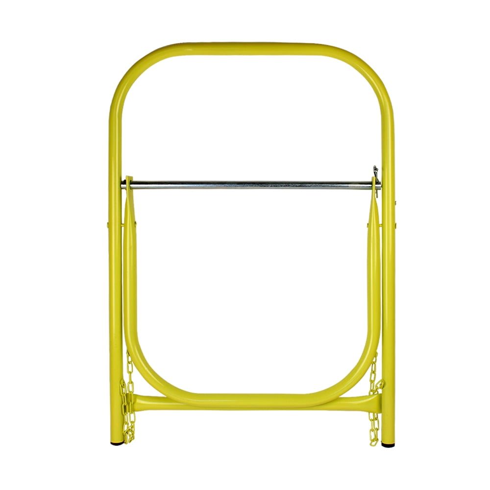 Heavy-Duty Yellow Steel Folding Cable Caddy