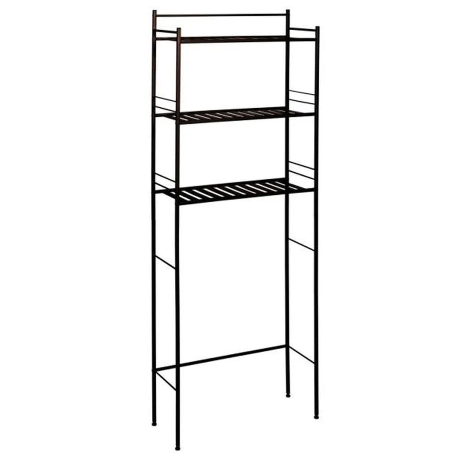 Bronze Metal 3-Shelf Over-the-Toilet Storage Unit