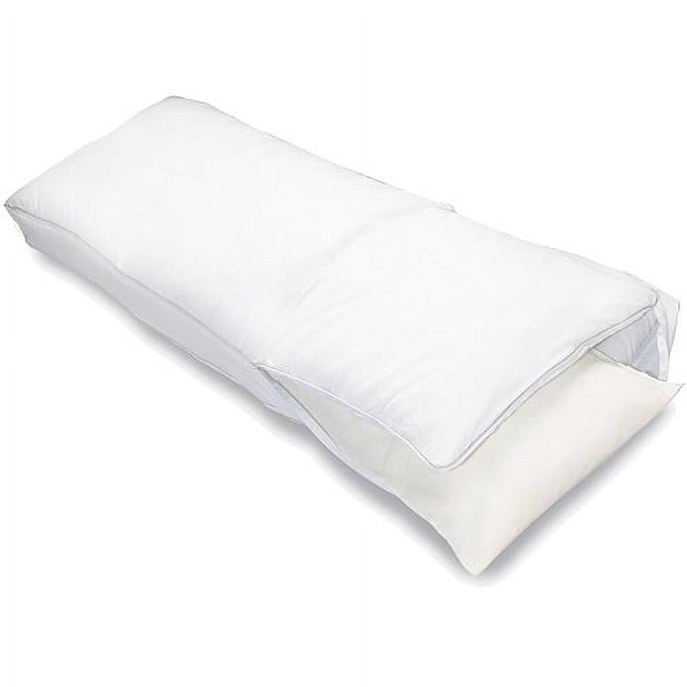 White Rectangular Memory Foam Hypoallergenic Maternity Body Pillow