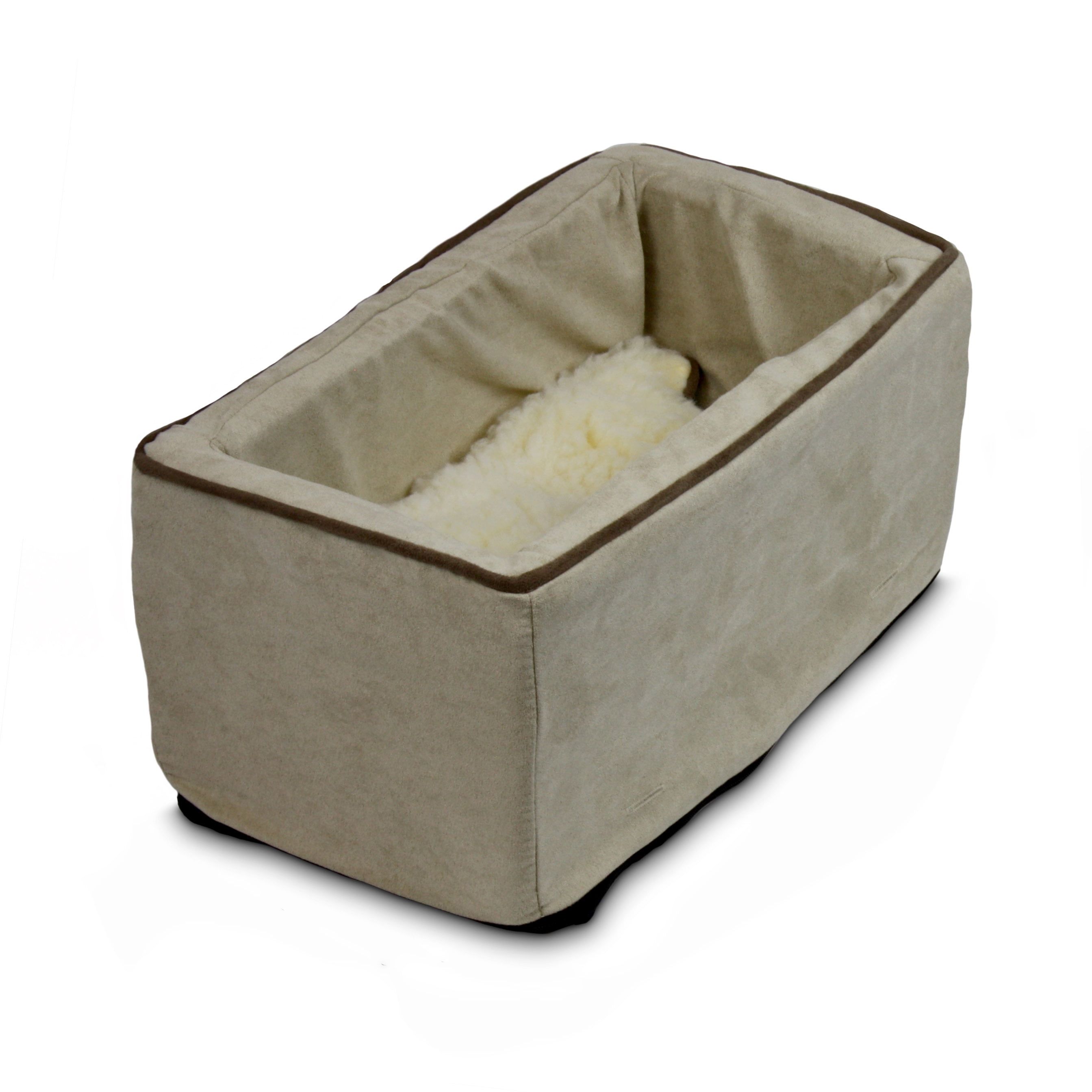 Large Buckskin Soft Sided Dog Carrier with Microsuede