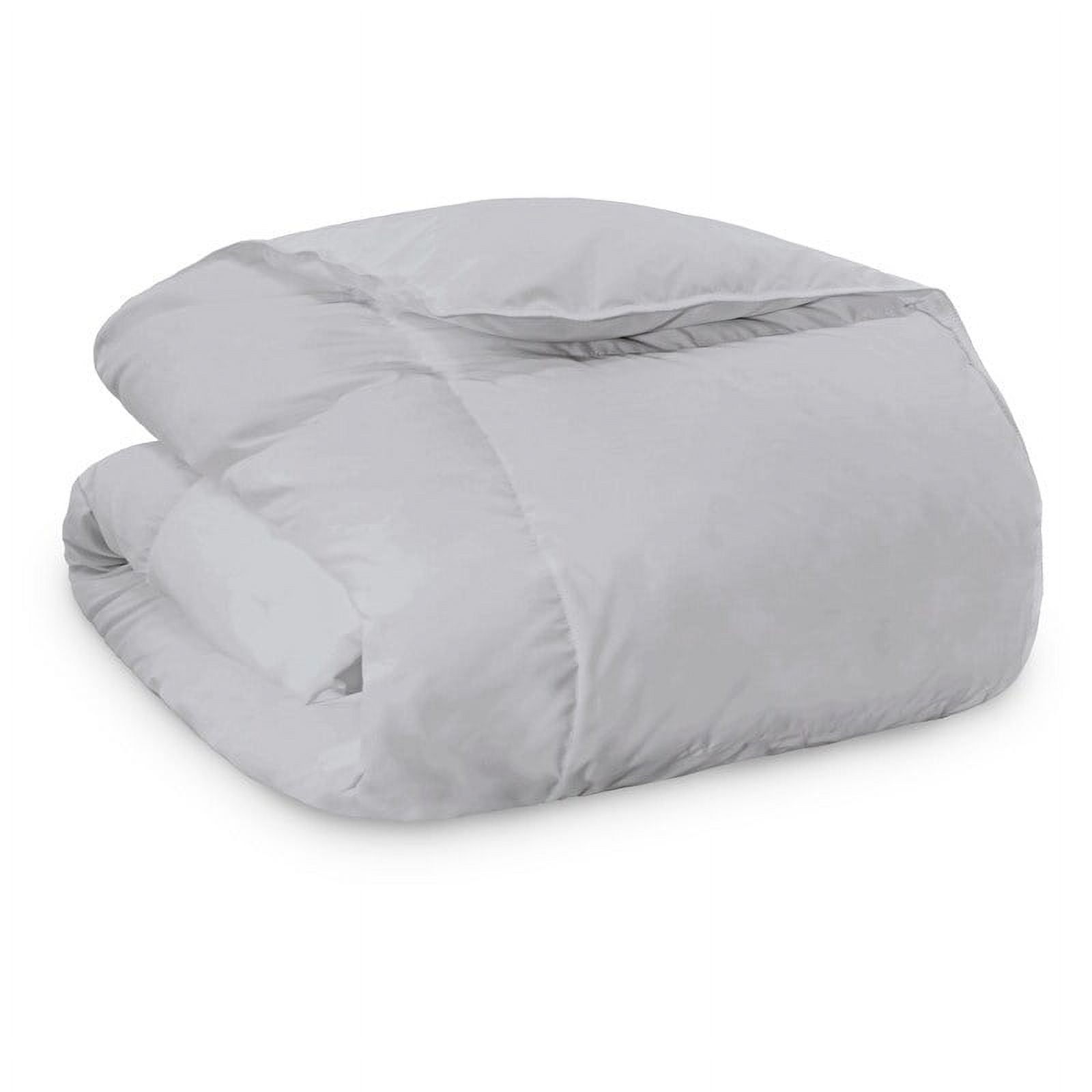 Twin Light Grey Down Alternative Bedspread