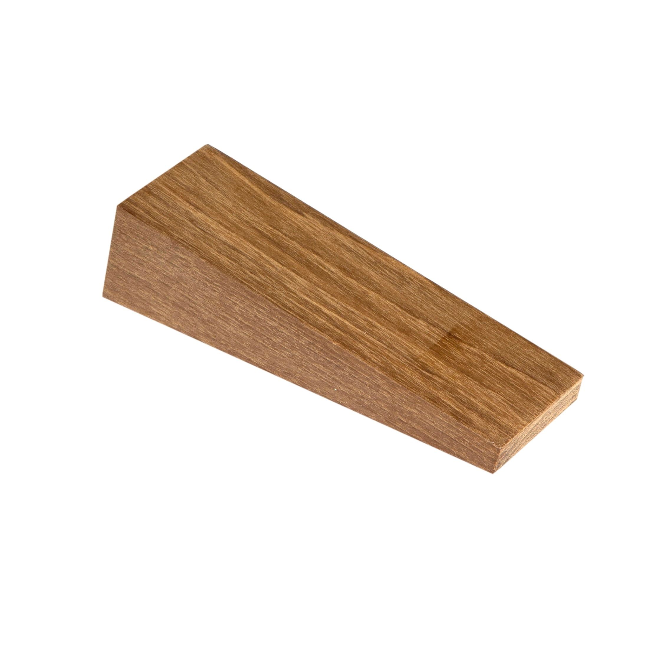 Solid Teak Natural Finish Door Wedge Stop