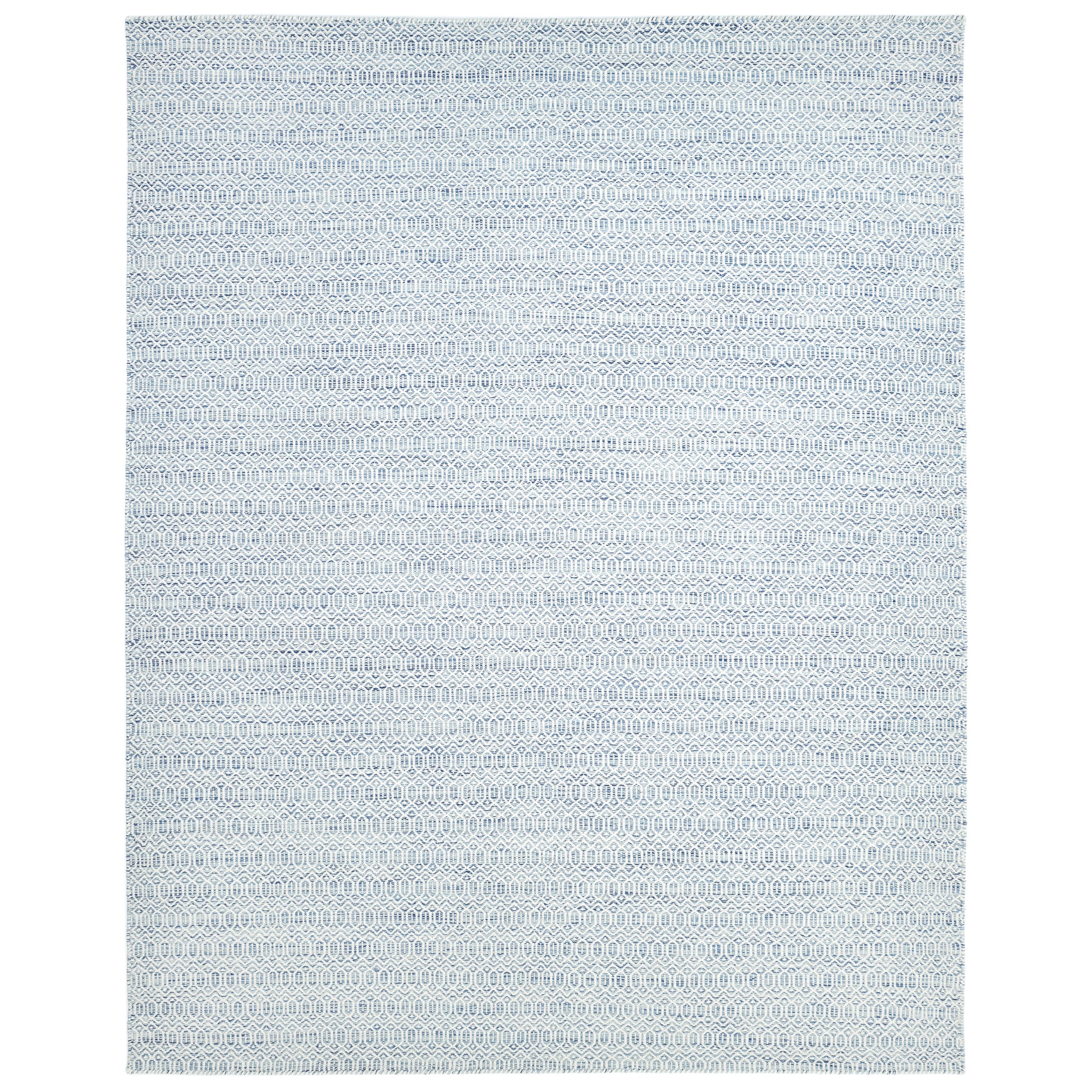 Cloud Geometric Handmade Wool Area Rug 10' x 14'