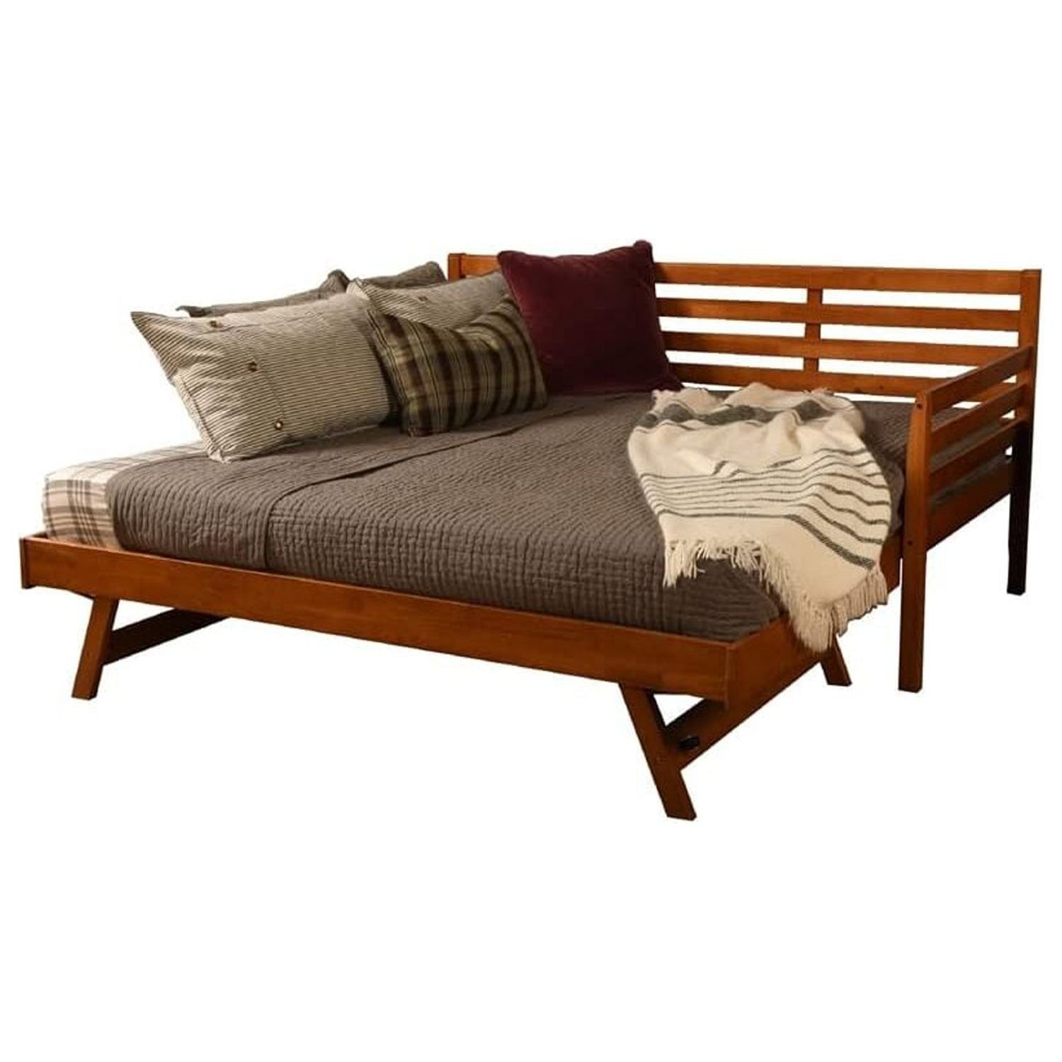 Barbados Twin Wood Daybed with Pop-Up Trundle