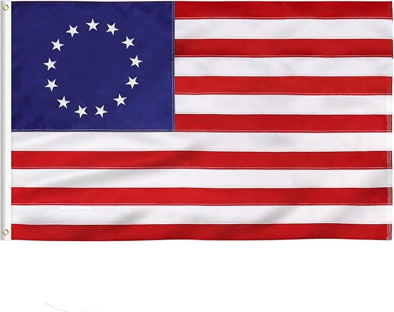 Betsy Ross 3x5ft Multicolor Polyester American Flag