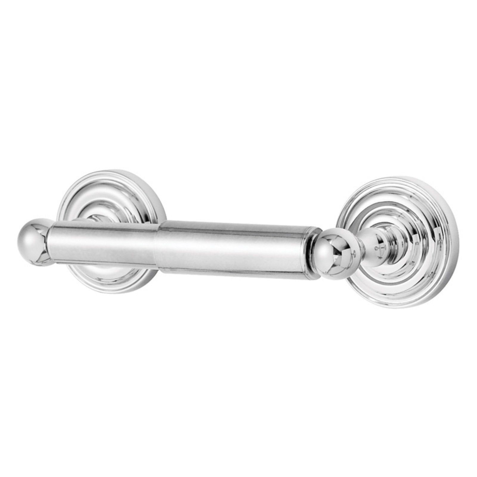 Chrome Double Post Zinc Toilet Paper Holder