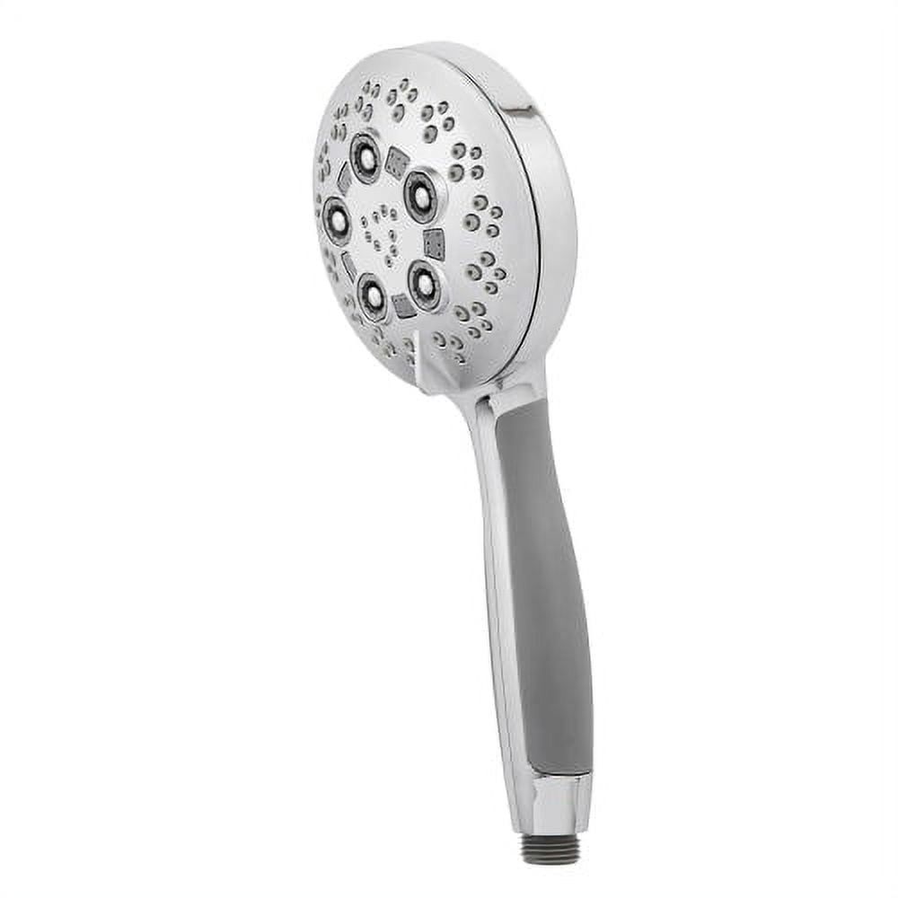 Polished Chrome Multi-Function Handheld Shower Head with 5 Settings