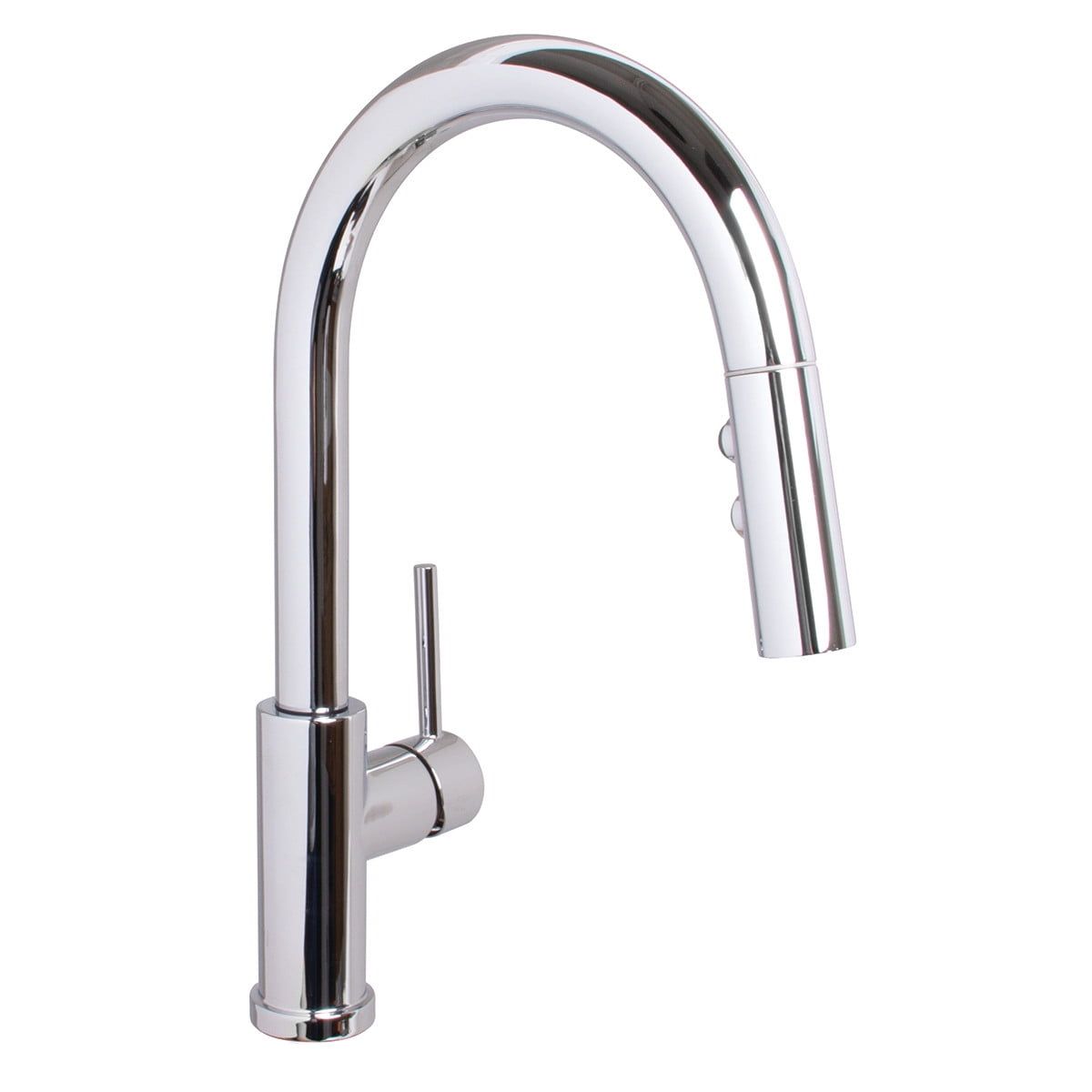 Polished Chrome Pull Down Kitchen Faucet with Sprayer