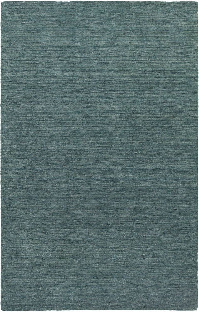 Handmade Blue Wool Tufted 6' x 9' Oriental Rug