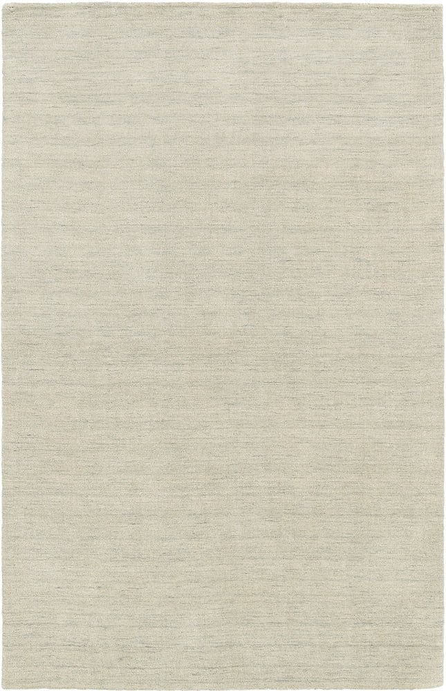 Ivory Handmade Wool 5' x 8' Tufted Area Rug